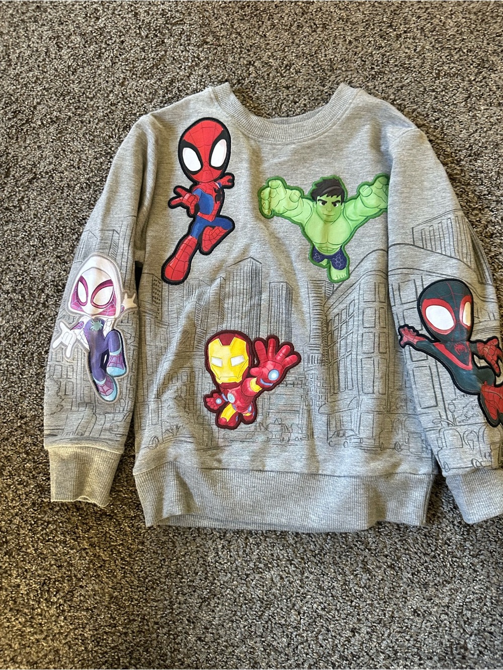 Little Sleepies PLAY Superhero Sweatshirt NWOT Size 5T